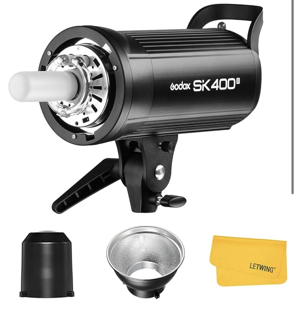 Odox sk400ii studio strobe, 400w gn65 5600k studio flash light for studio shooting, built-in 2.4g wireless x-system monolight strobe with bowens mount