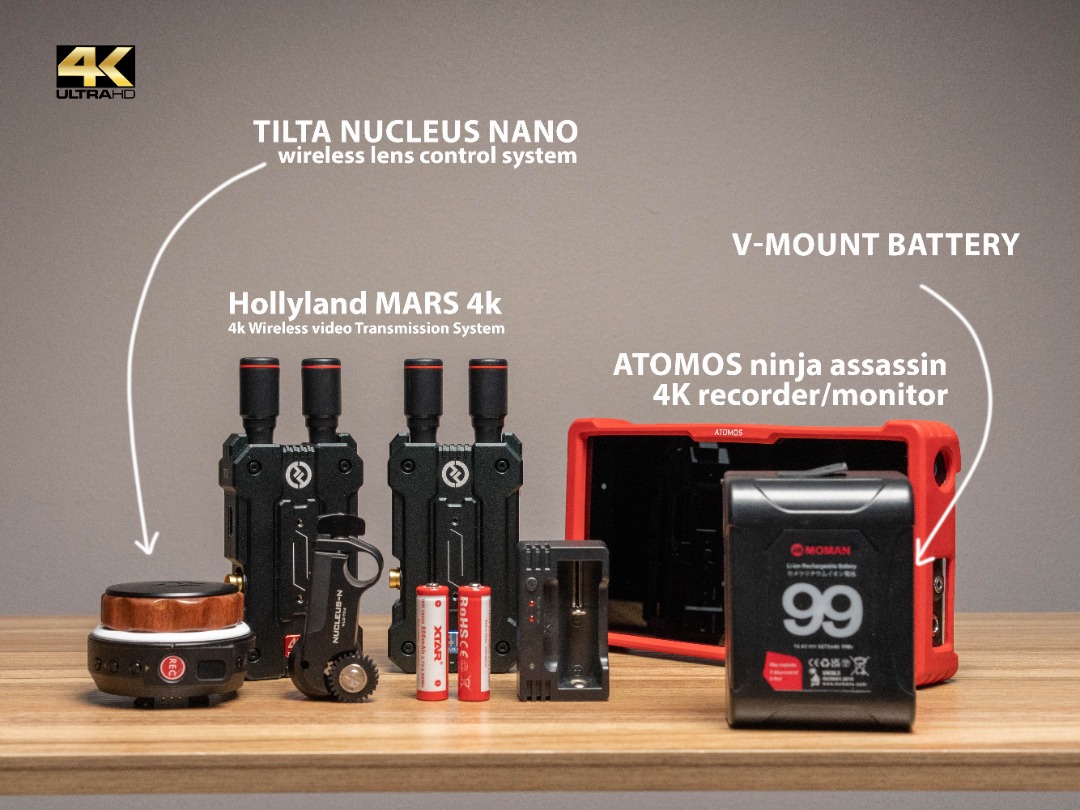 4k wireless video recorder / monitor / focus