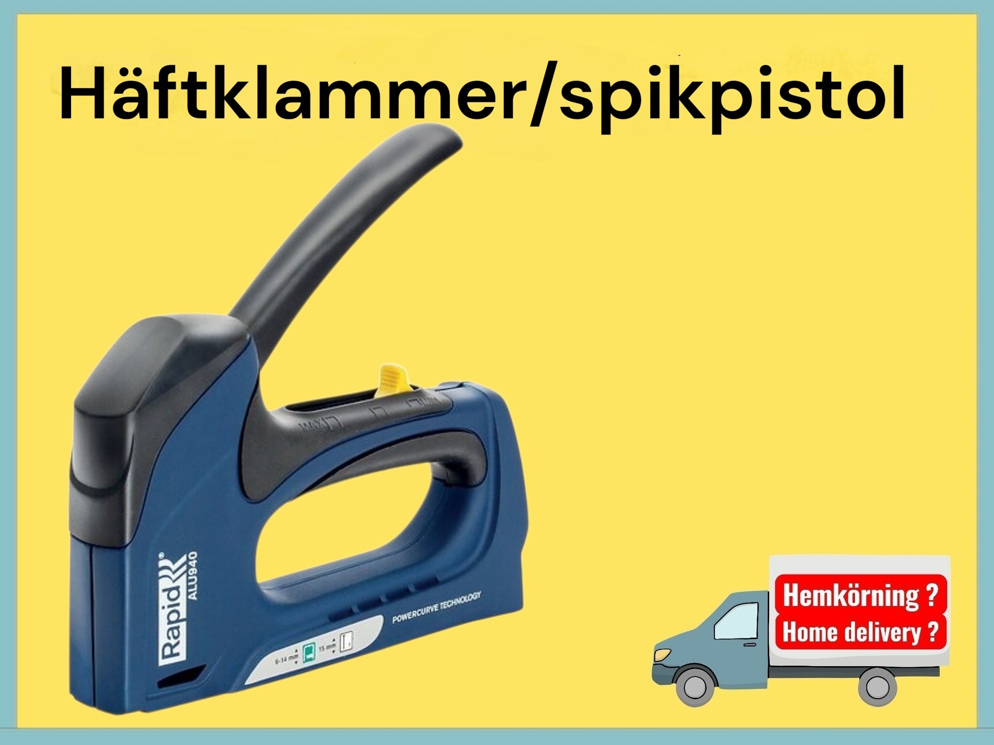 Häftpistol proffs rapid alu940