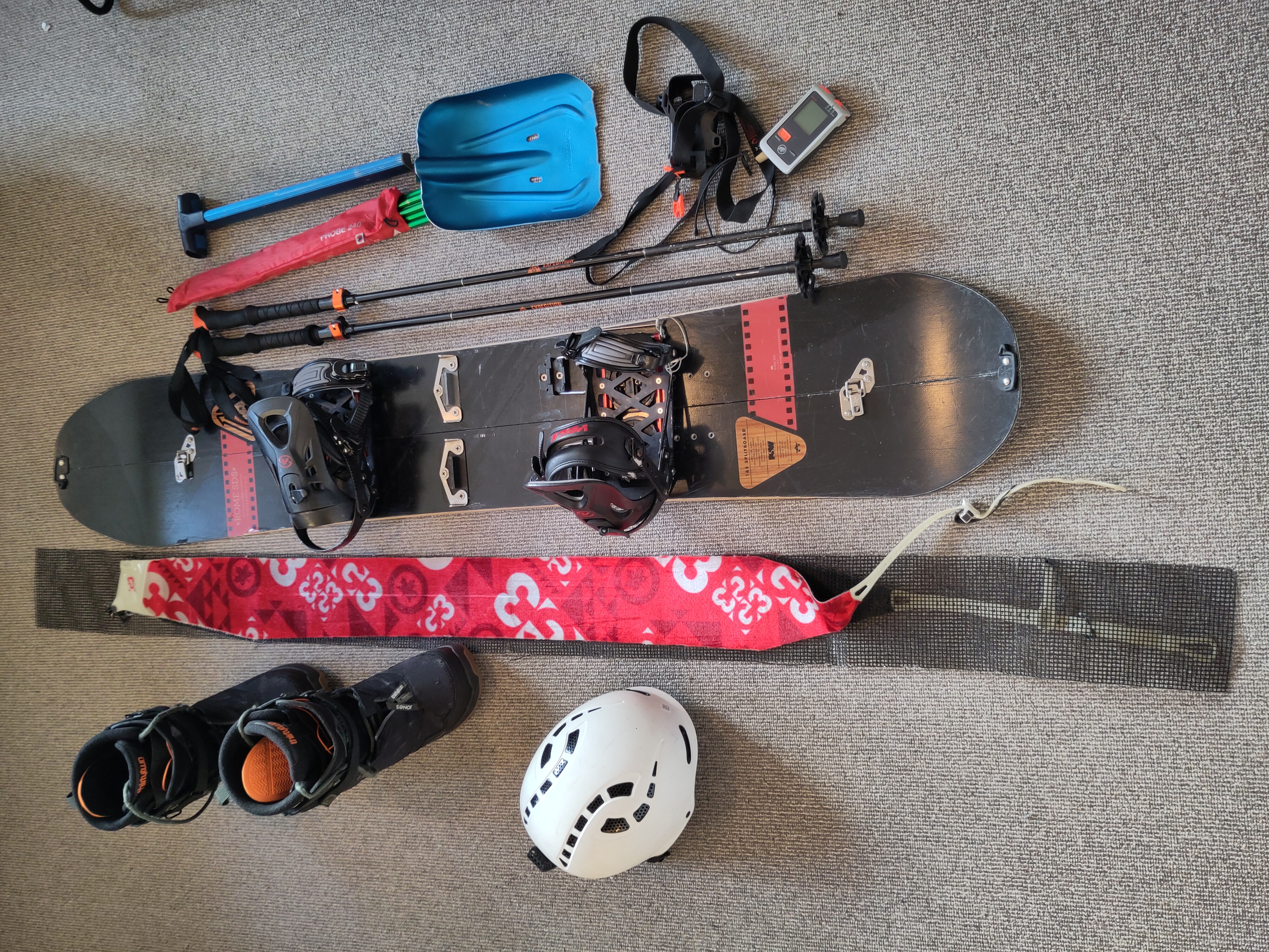 Rome whiteroom splitboard / toppturpakke