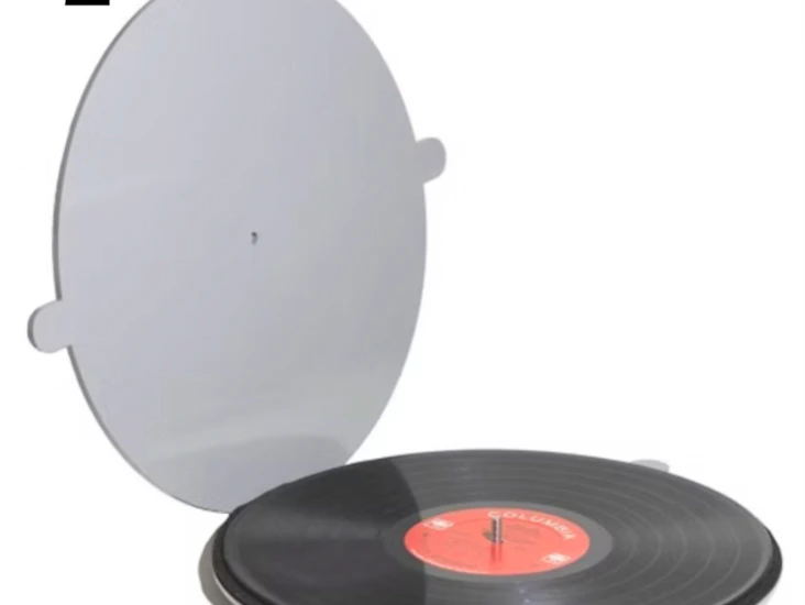 Vinyl flat skivpress + uppvärmningspåse – rädda skeva vinyler