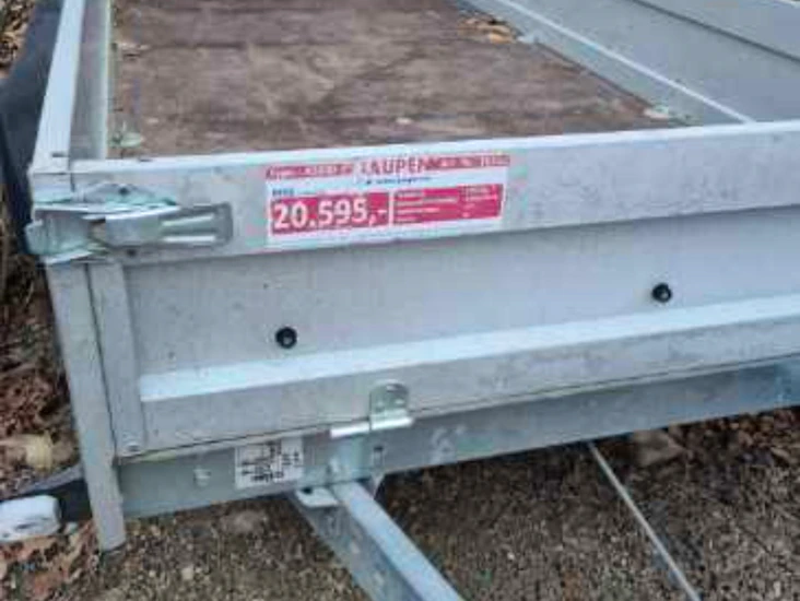 Ny solid tilhenger, totalvekt 1300kg