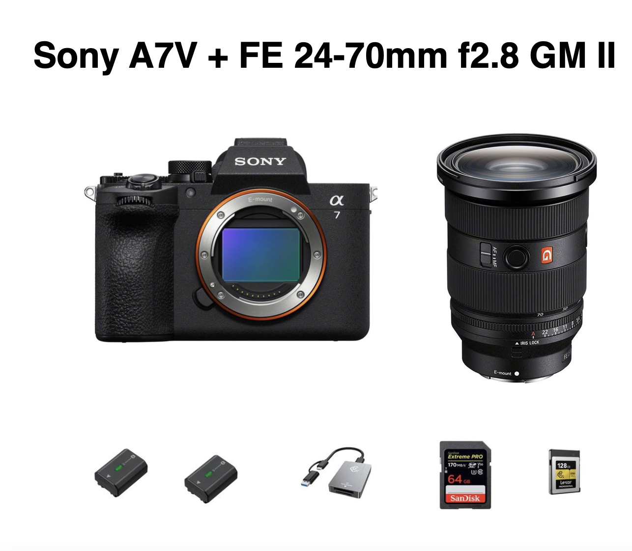 Sony a7v + 24-70mm f2.8 gm ii (sony a7v + fe 24-70mm f2.8 gm ii)