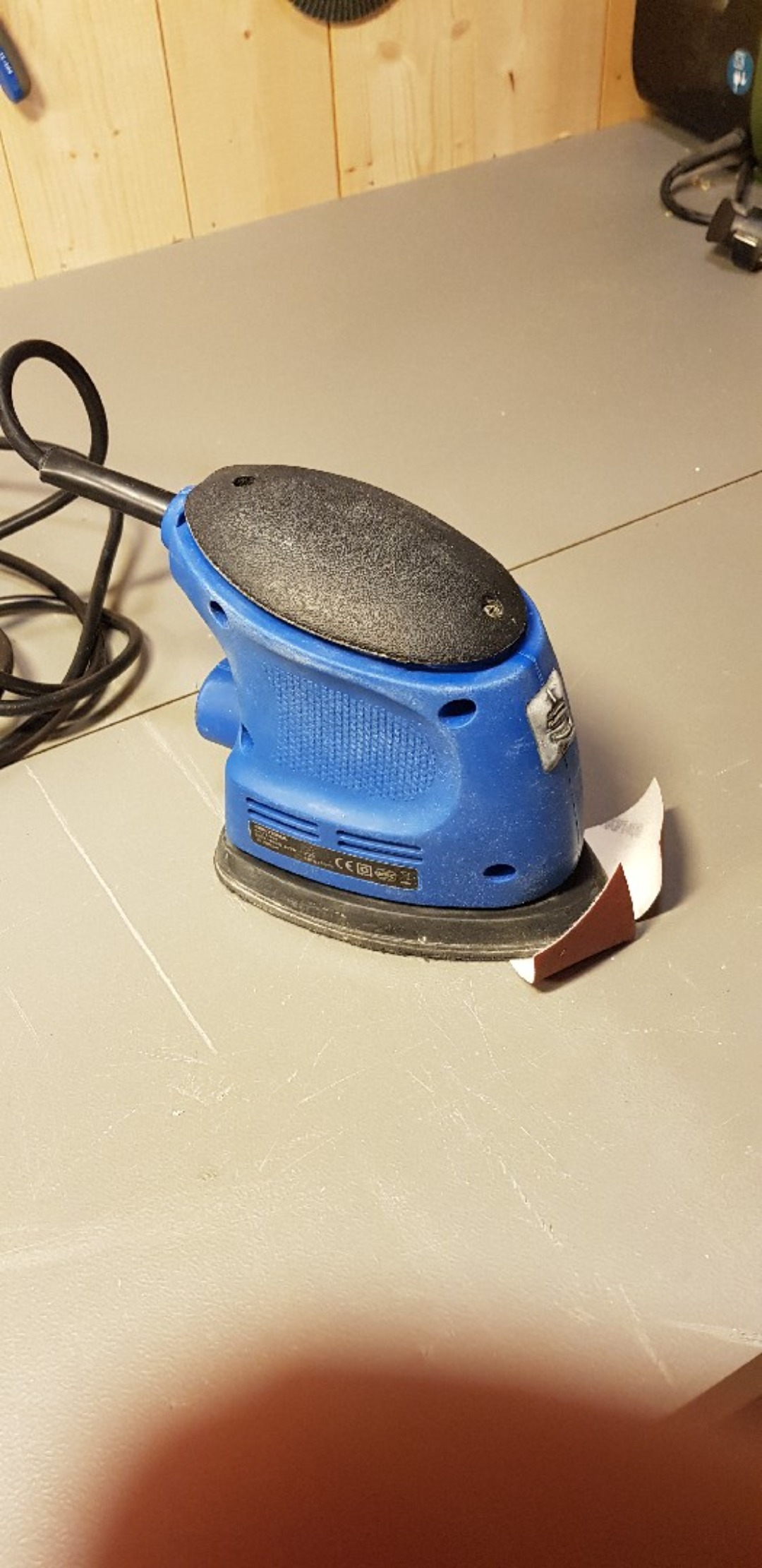 Pussemaskin for hjørner