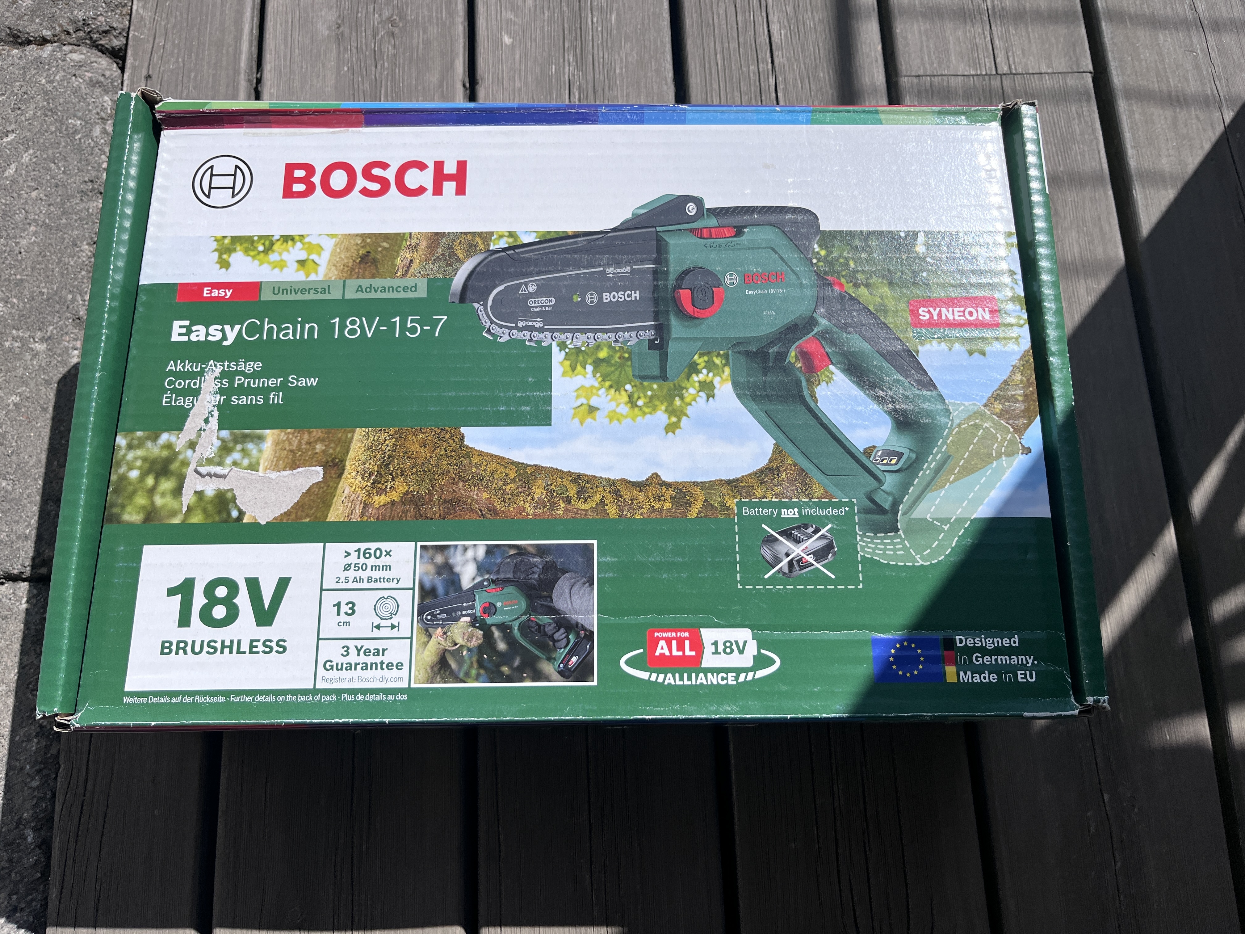 Bosch easychain motorsag / kjedesag for beskjæring