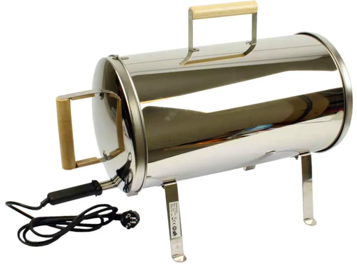 Elrökugn i rostfritt stål 1100 w