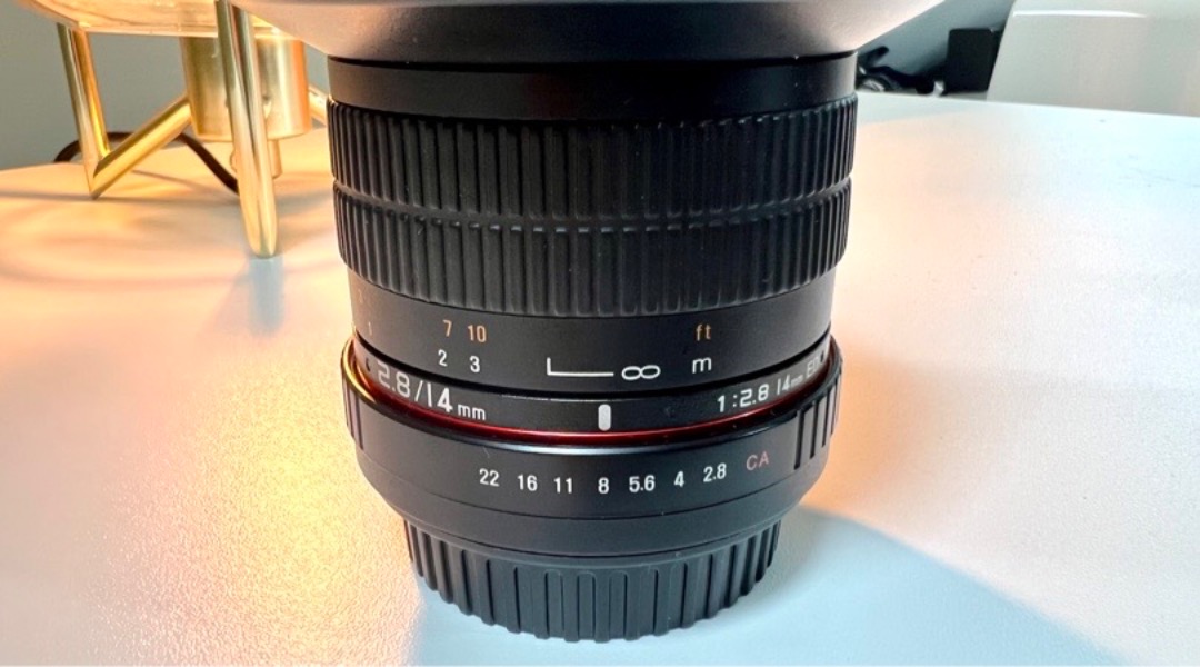Unike rokinon 14mm f/2.8 for canon