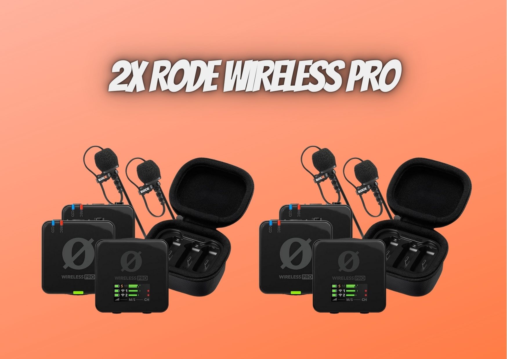 2x rode wireless pro kit