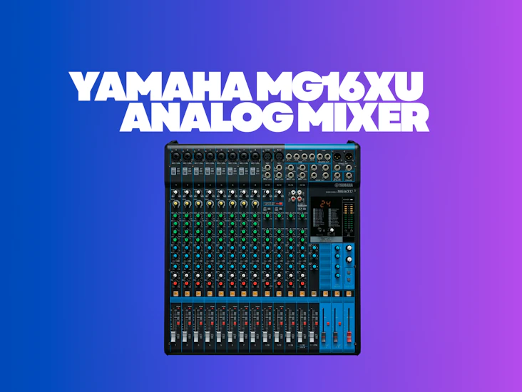 Yamaha mg16xu analogue mixer