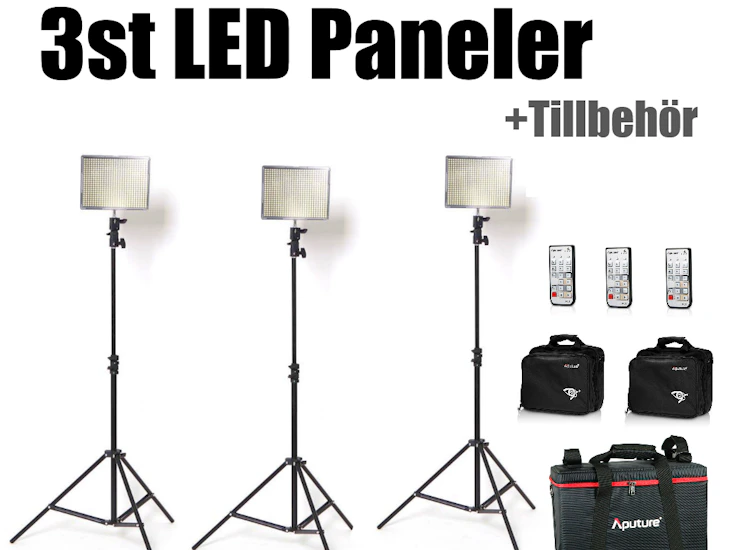 Aputure amaran hr672c led paneler +tillbehör