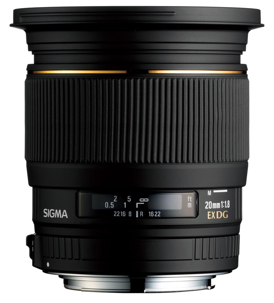 Sigma 20mm f/1.8 – vidvinkel – canon ef