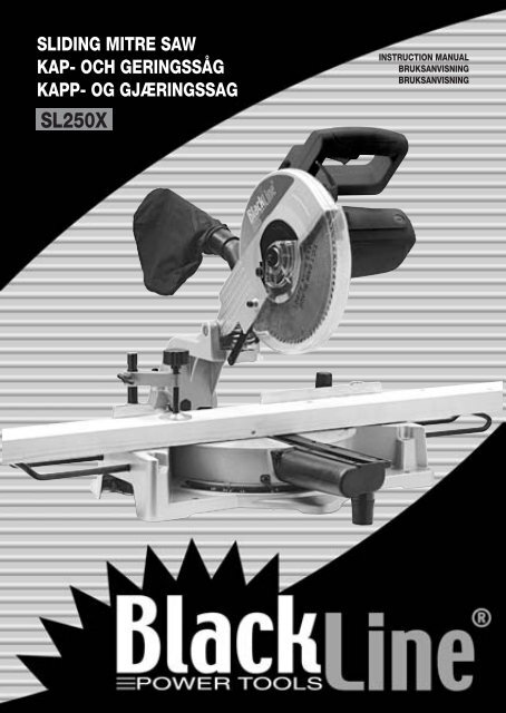 Blackline kap & gersåg med vinkel