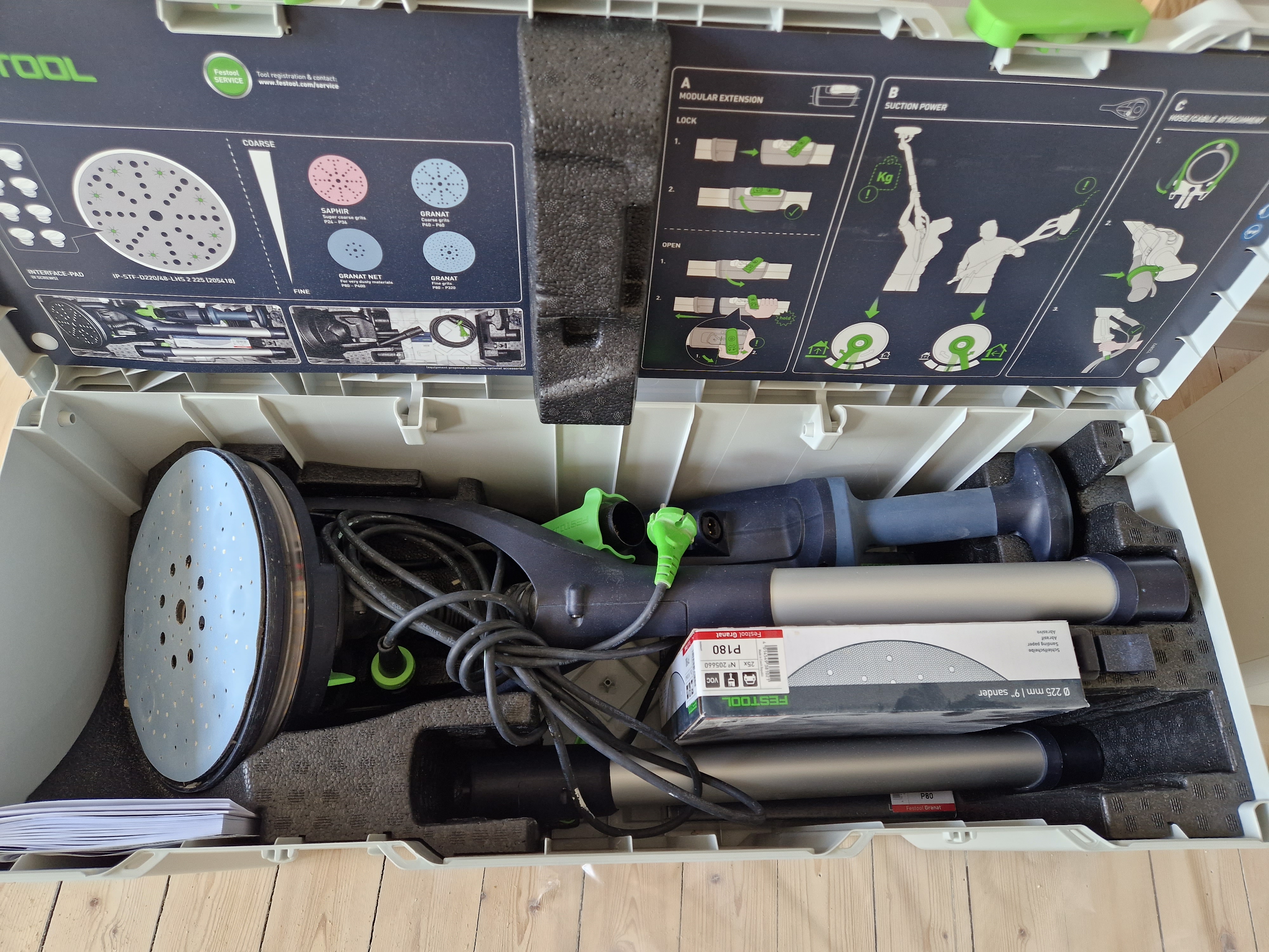 Festool lhs 2 225 + ct 36 dammsugare 