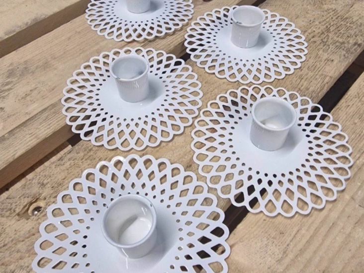 Stearin ljus hållare