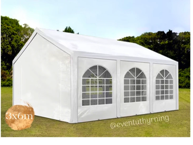 Festpaket / partytält 3x6m🔸