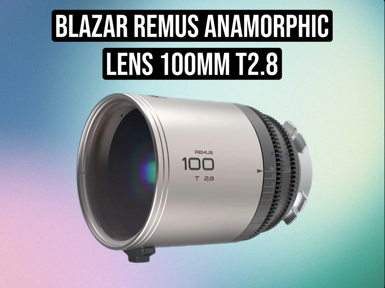 Blazar remus 100mm t2.8 anamorphic lens – anamorphic prime – cine lens – cinema lens – 100mm t2.8 – camera lens – film lens – lens for filmmaking