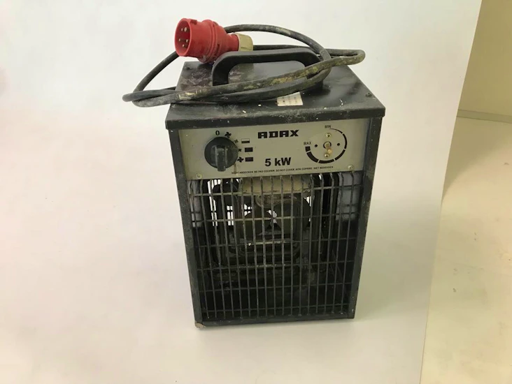 5kw byggfläkt med 16a