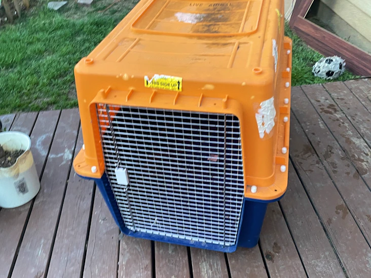 Xxl heavy-duty travel kennel / crate – airline approved