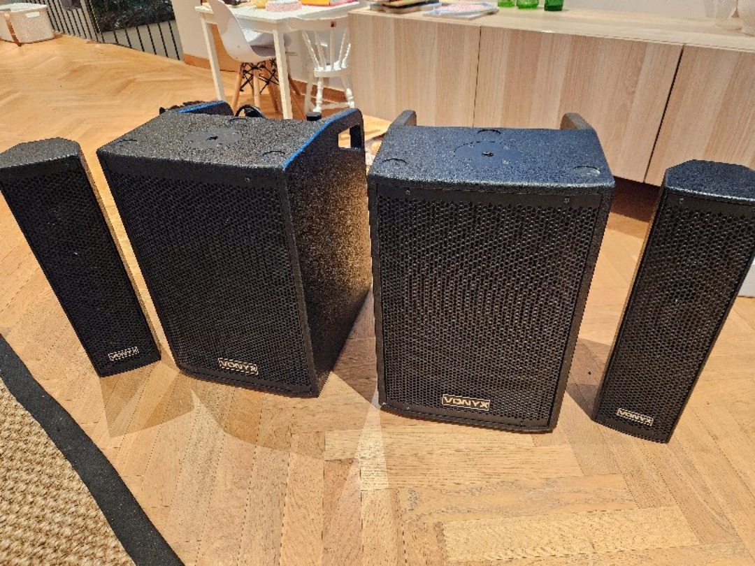 Högtalarset med bluetooth och mikrofon