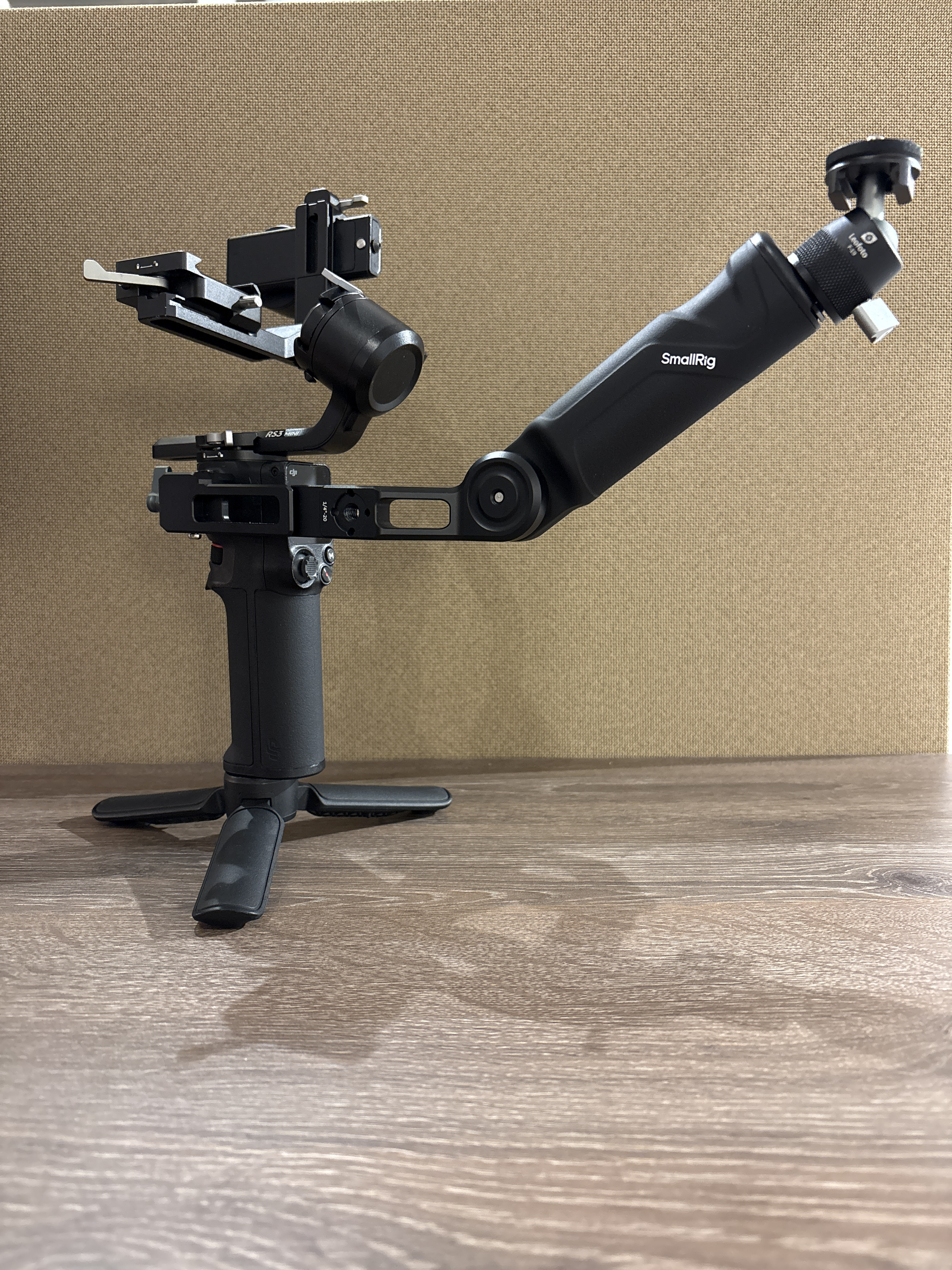 Gimbal dji rs3 mini + handtag