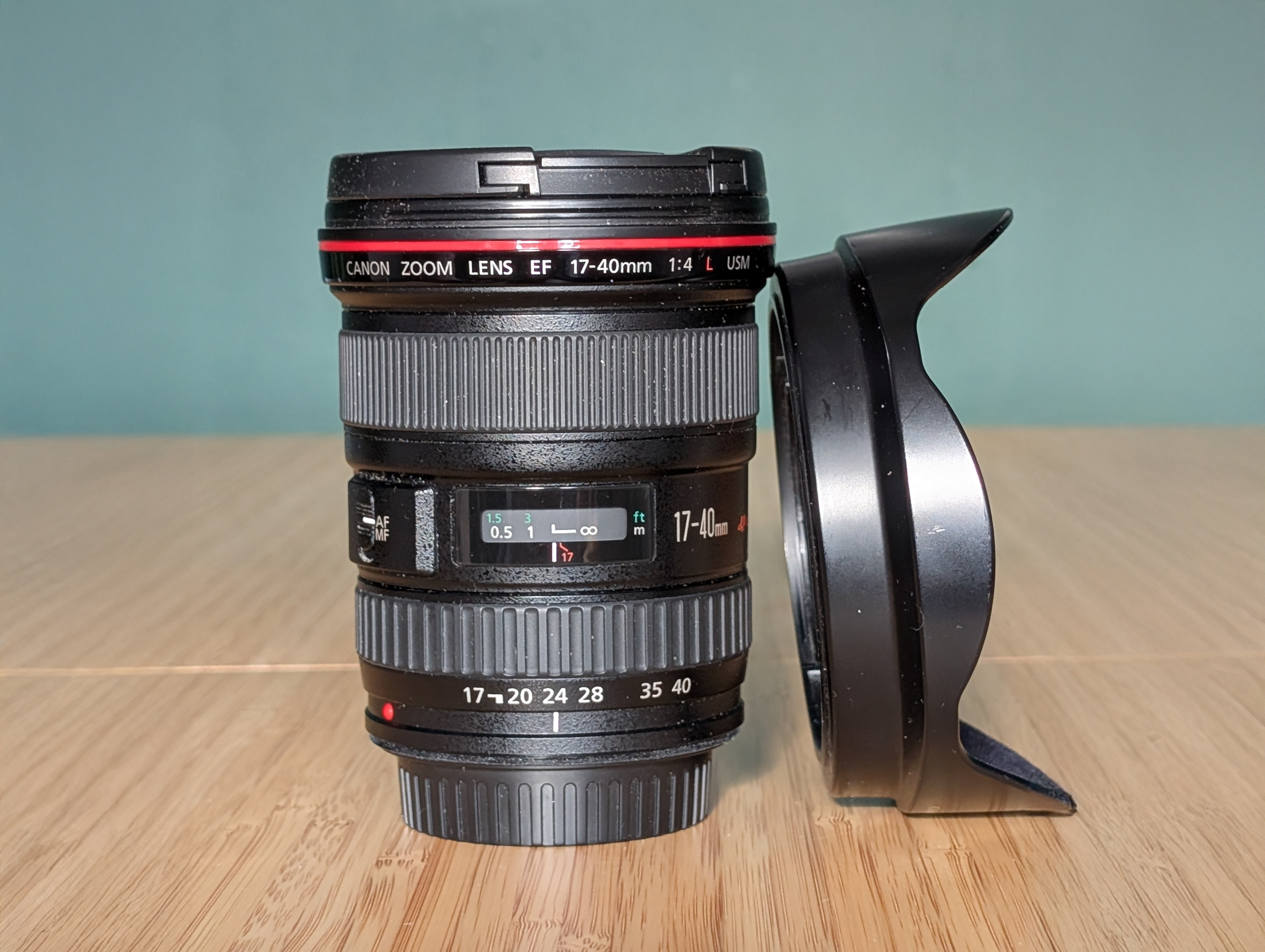Canon 17-40mm l series usm zoom lens