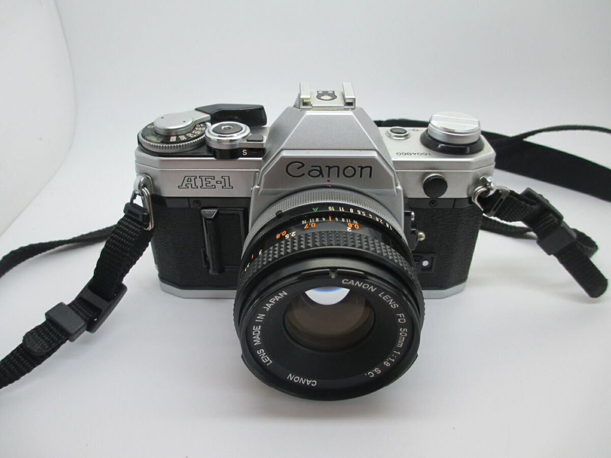 Canon ae-1 with 50mm 1.8