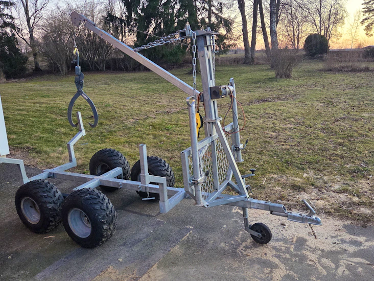 Vagn till fyrhjuling