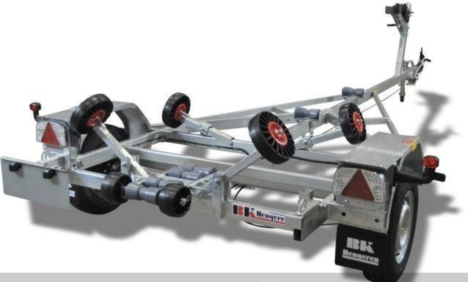 Strøken bk-hengeren p 1219t båthenger til leie (opptil 19 fot / 1250 kg)