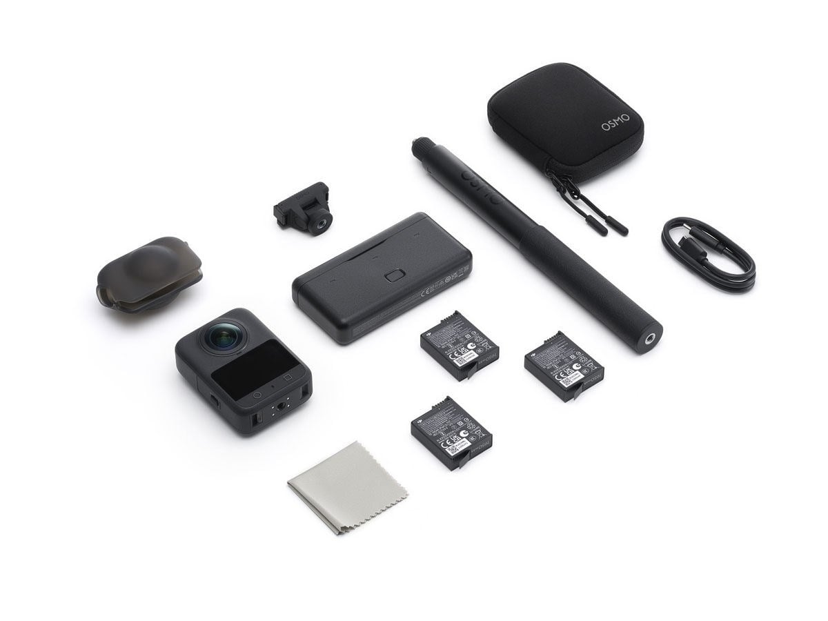 ​dji osmo 360 adventure combo – råeste 8k 360-kamera