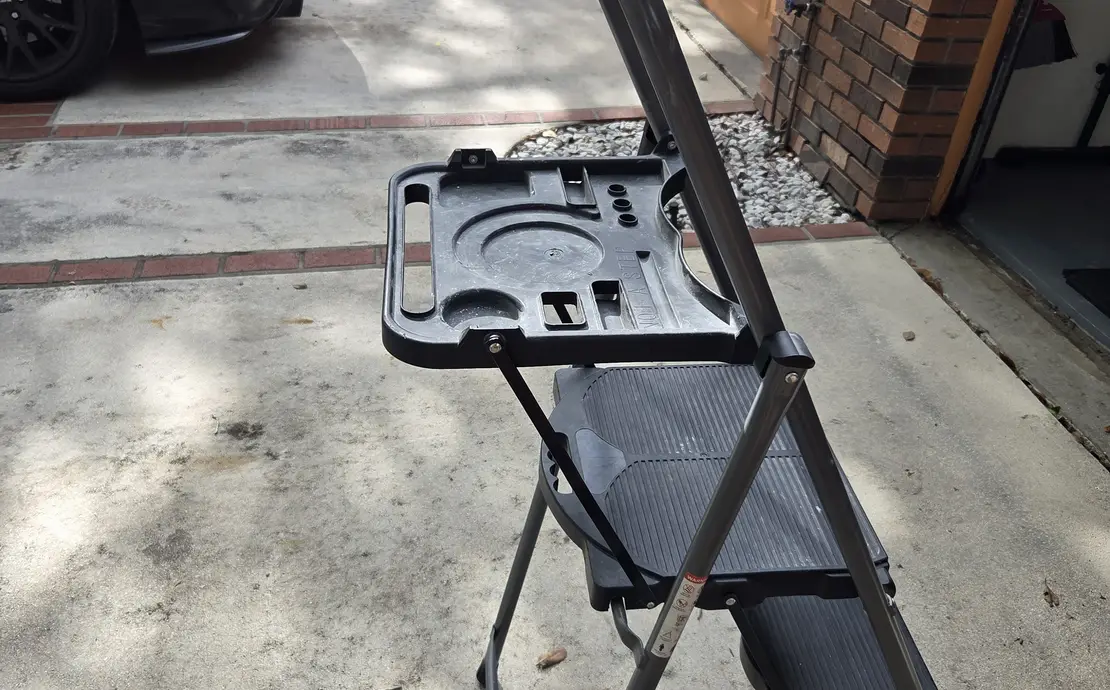 3-step ladder with tool tray (best choice products), 330lb capacity