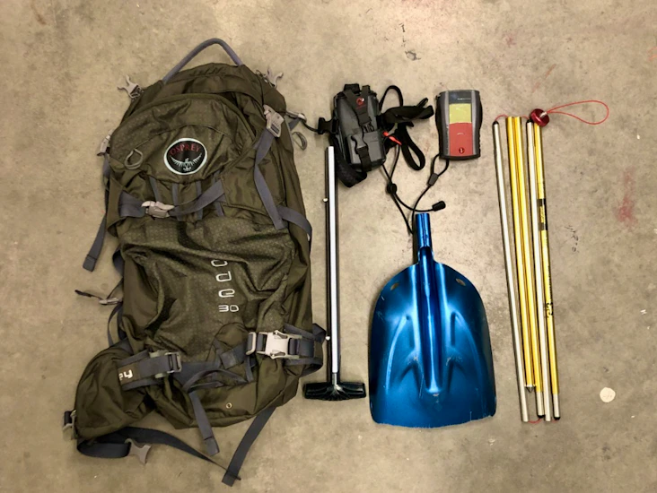 Komplett lavinutrustning