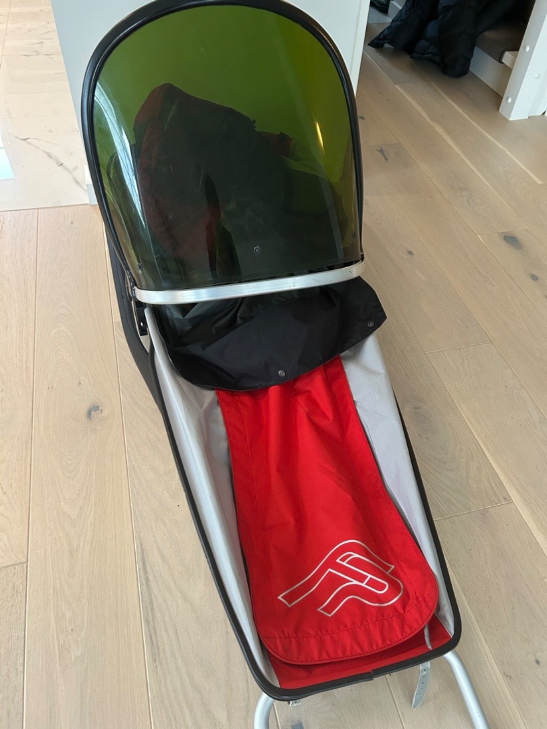 Fjellpulken med sovepose