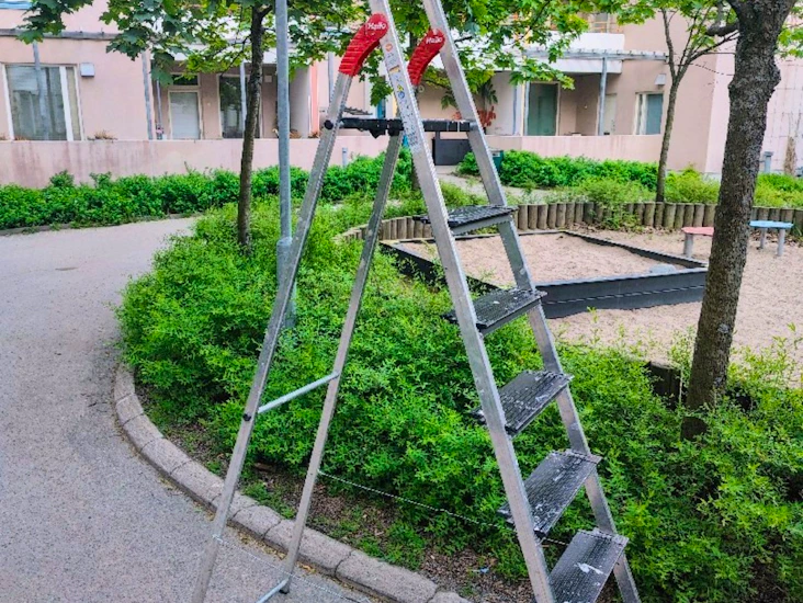 Hailo l100 a-tikkaat 8 askelmaa