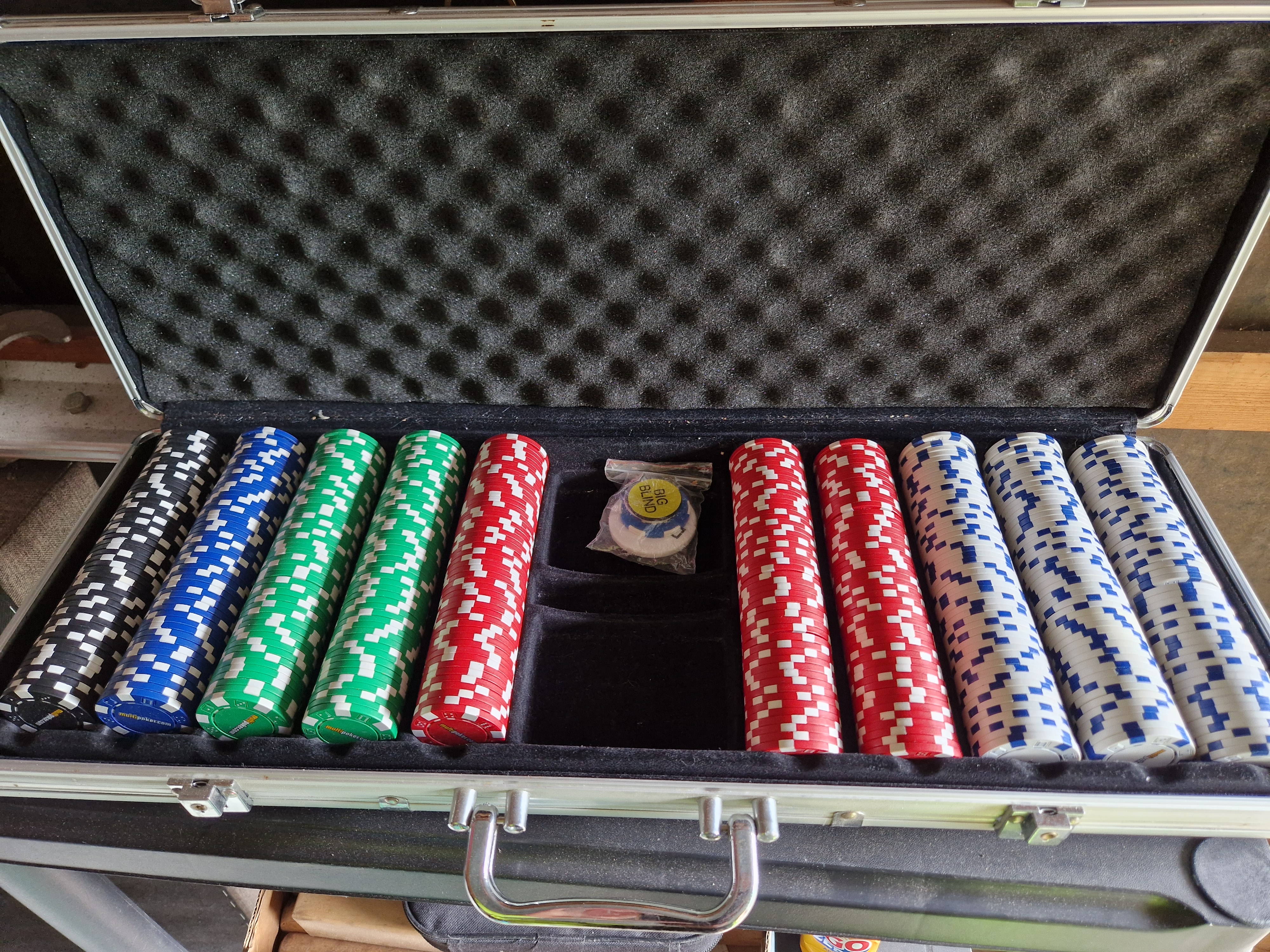 Pokerset utan kortlek