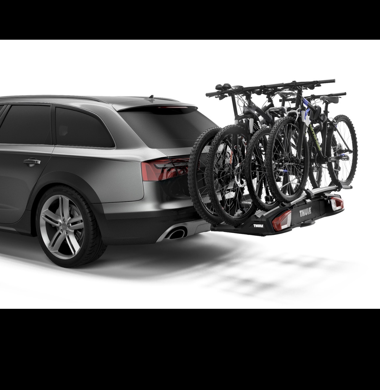 Thule velospace xt – kraftigt cykelställ för 3–4 cyklar