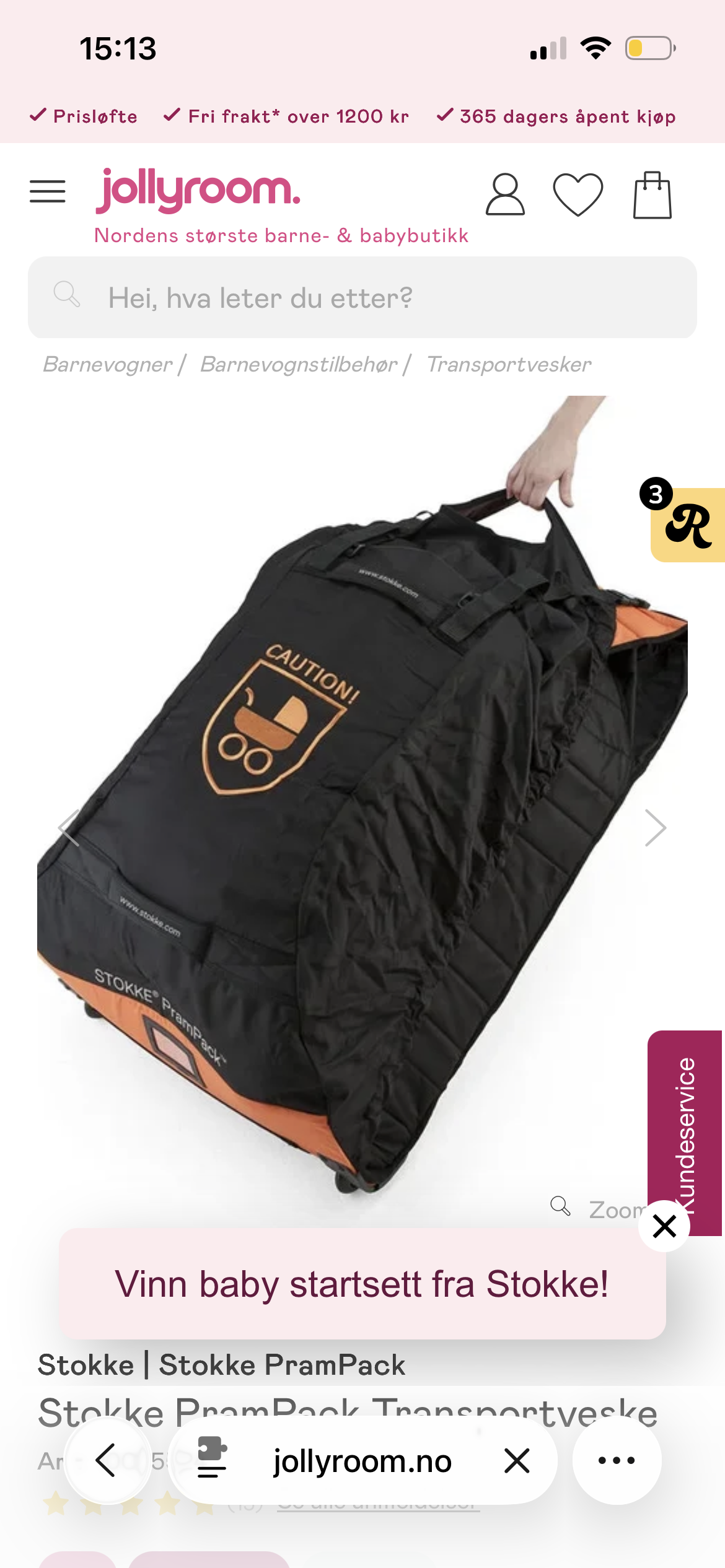 Stokke prampack