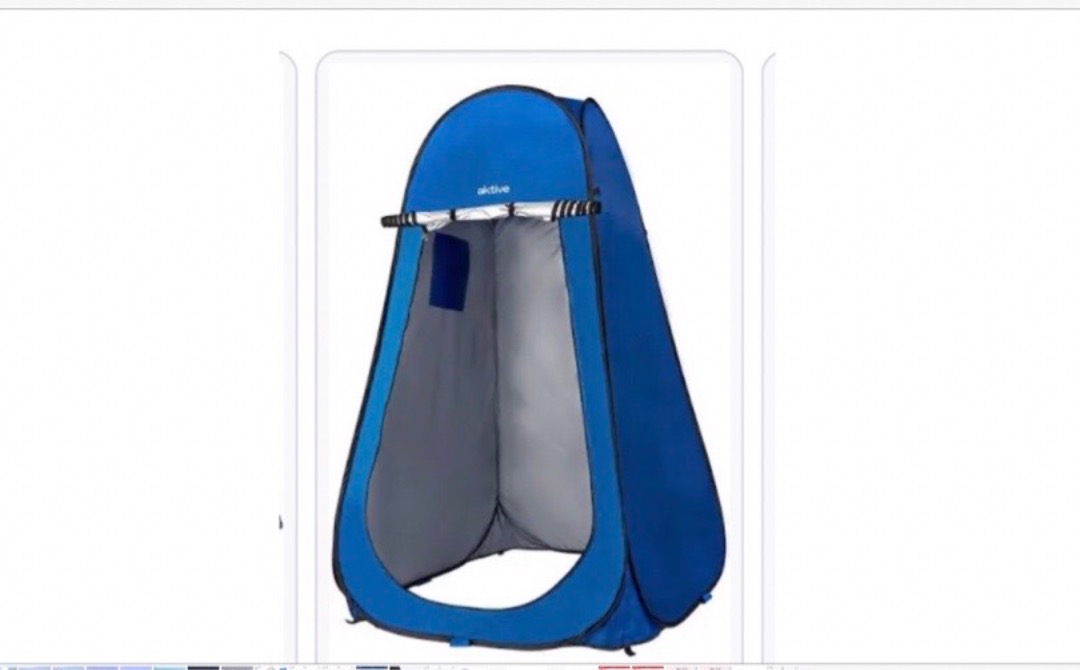 Ståtält, inkl campingdusch mm