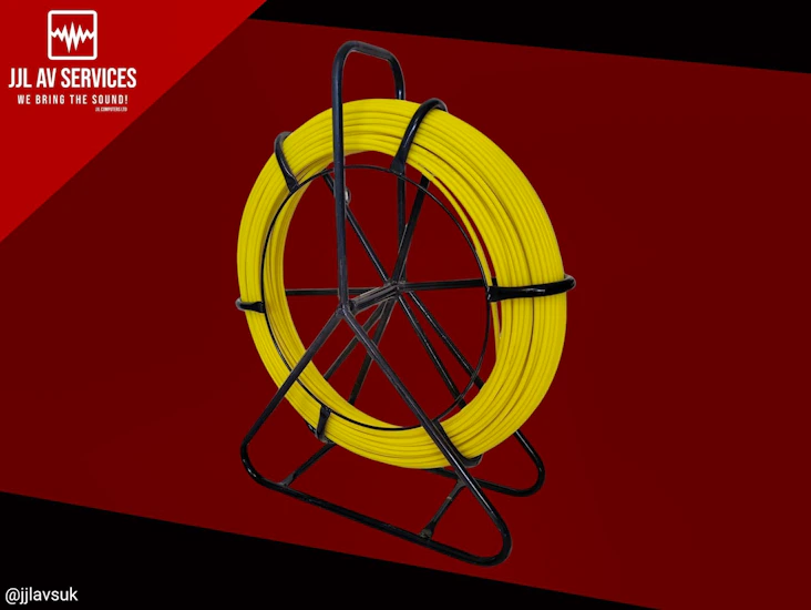 Fibreglass duct rodder 200m