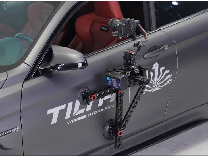 Car rig kit package – dji rs4 pro + dji ronin expansion kit + tilta hydra alien (tracking shots / vehicle mount system)