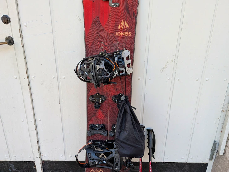 Komplett splitboard paket jones 164 cm