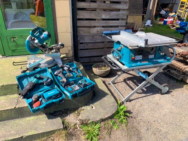 Valfri kombo av makitamaskiner