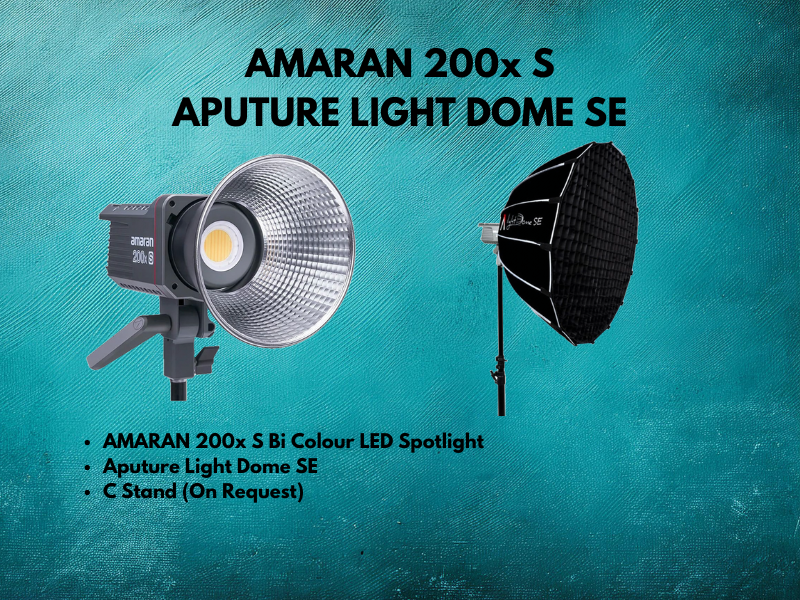Amaran 200x s & aputure light dome se