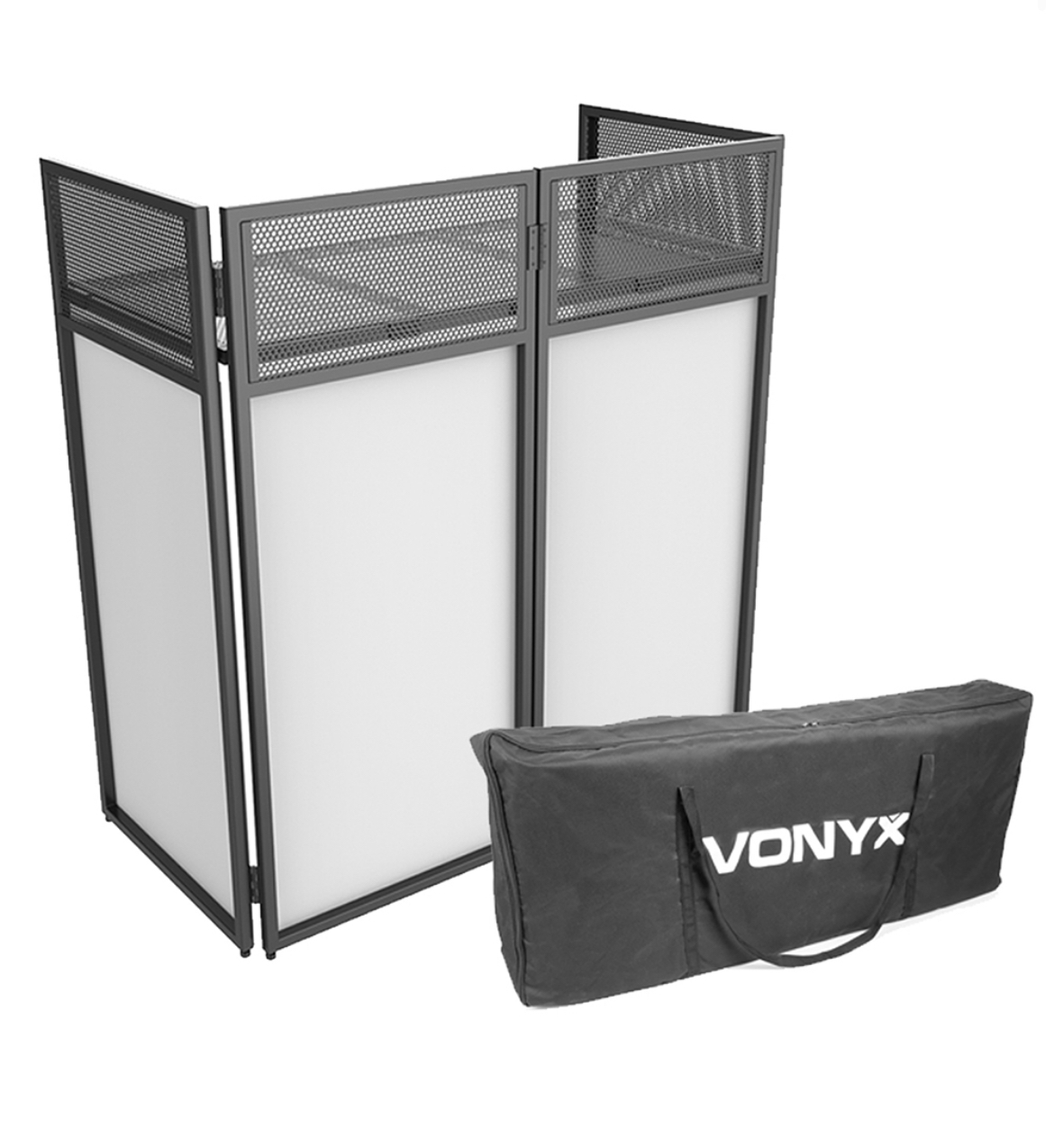 Vonyx db4 foldable dj booth stand with case