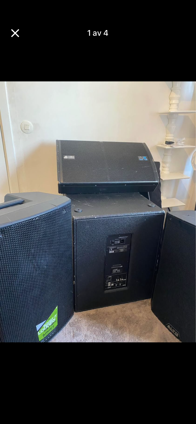Db technology högtalare – kraftfullt ljud för fest & event 