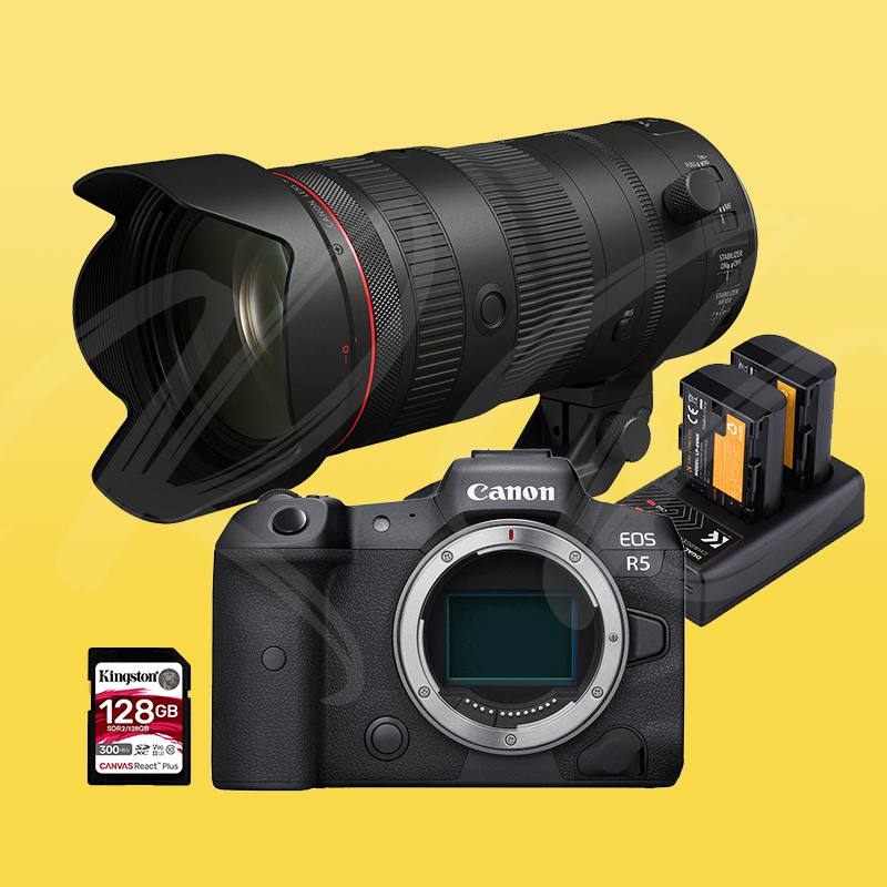 Canon eos r5 + rf 24-105mm f2.8l is usm z lens