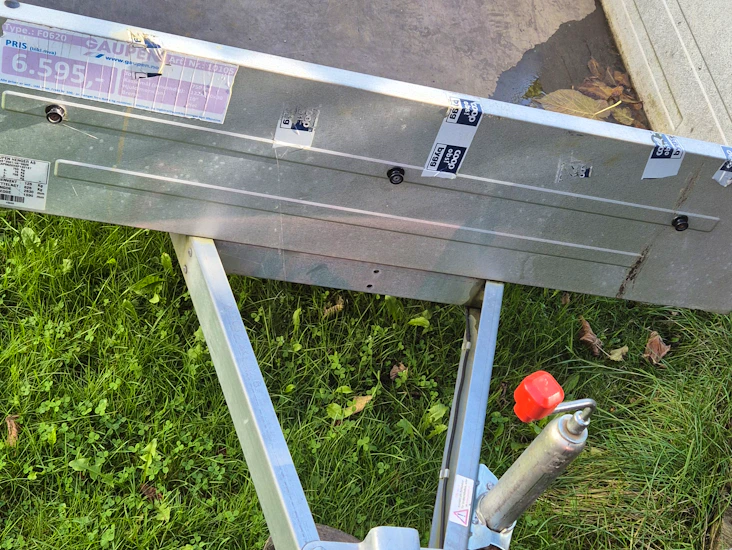 Tilhenger med kort stag u/brems