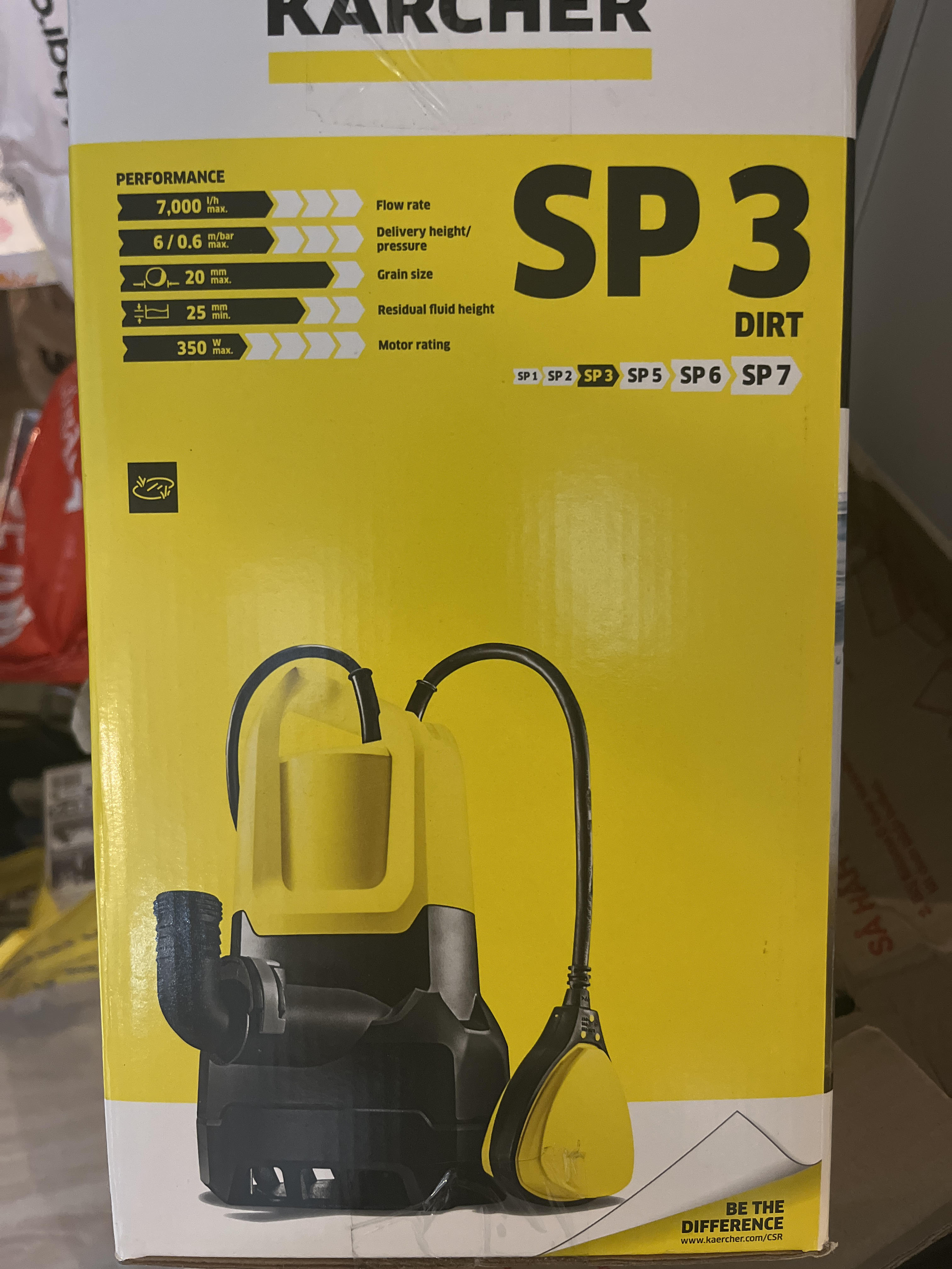 Kärcher sp 3 vattenpump 