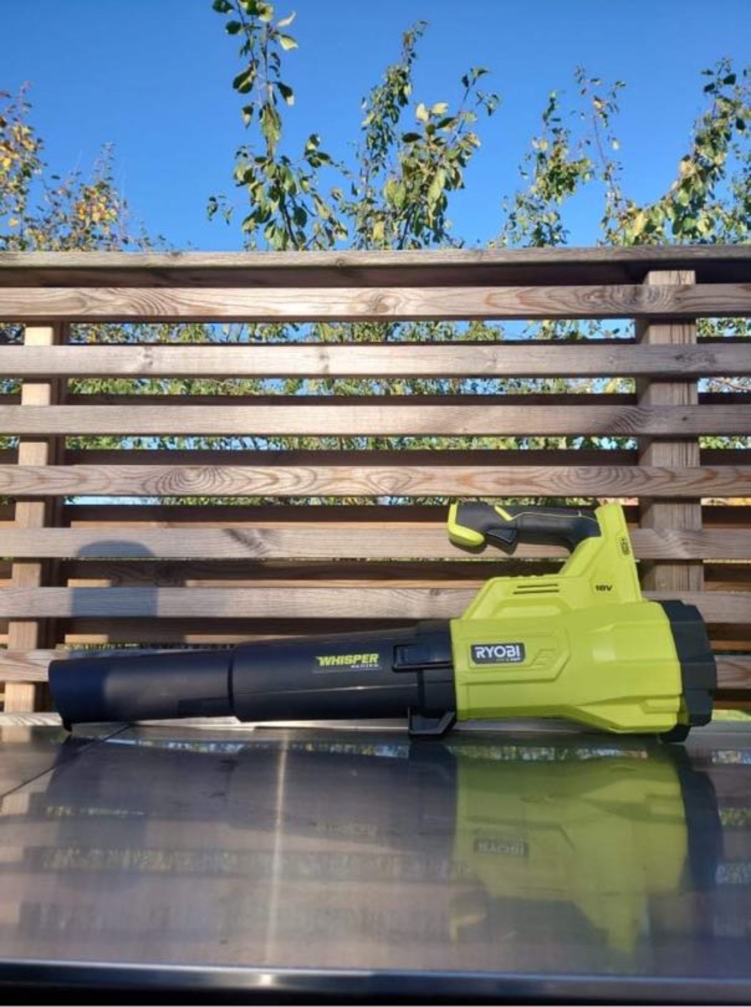 Lövblås ryobi 18v - två batterier