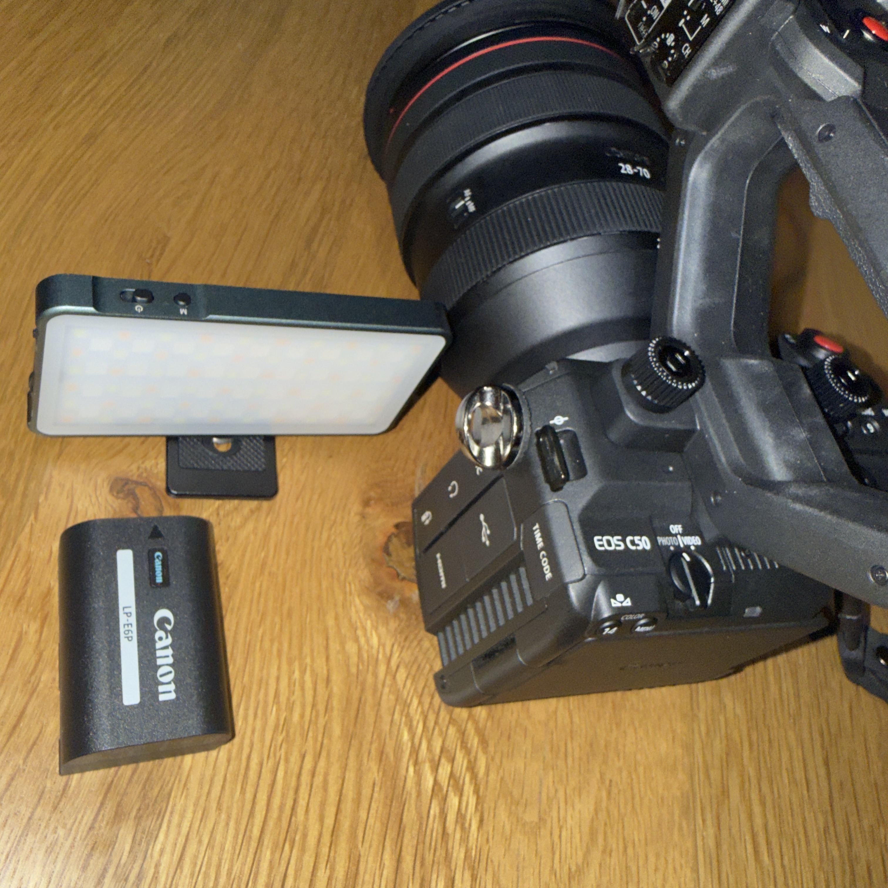 Cinema package | canon c50, rf 28-70 f2, rode mic, small rog light