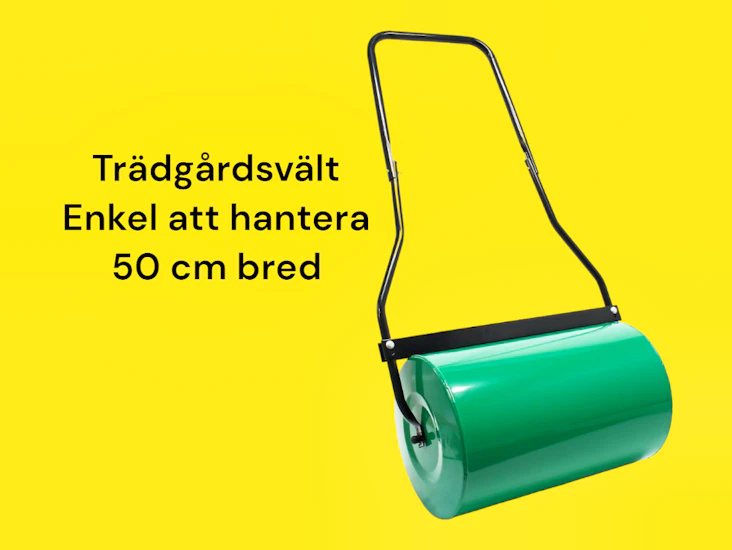 Trädgårdsvält för gräs och grus